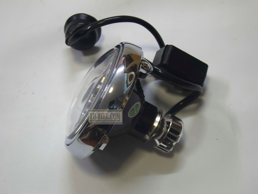 Headlight 4" Diamond lens, For Honda C100. T19. Copy. Made in Thailand. DIY