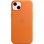 Кожаный чехол с поддержкой MagSafe Apple Leather Case для iPhone 13, Golden Brown (Золотистая охра)
