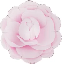 Шар (19''/48 см) Цветок, Камелия, Розовый