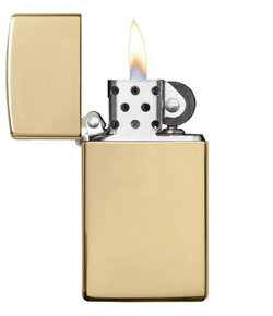 Зажигалка ZIPPO 1654B Slim® High Polish Brass