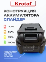Аккумулятор 20V для газонокосилок