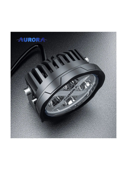 Светодиодные фара рабочего света AURORA 102 мм 40W c RGB подсветкой (комплект 2 шт)