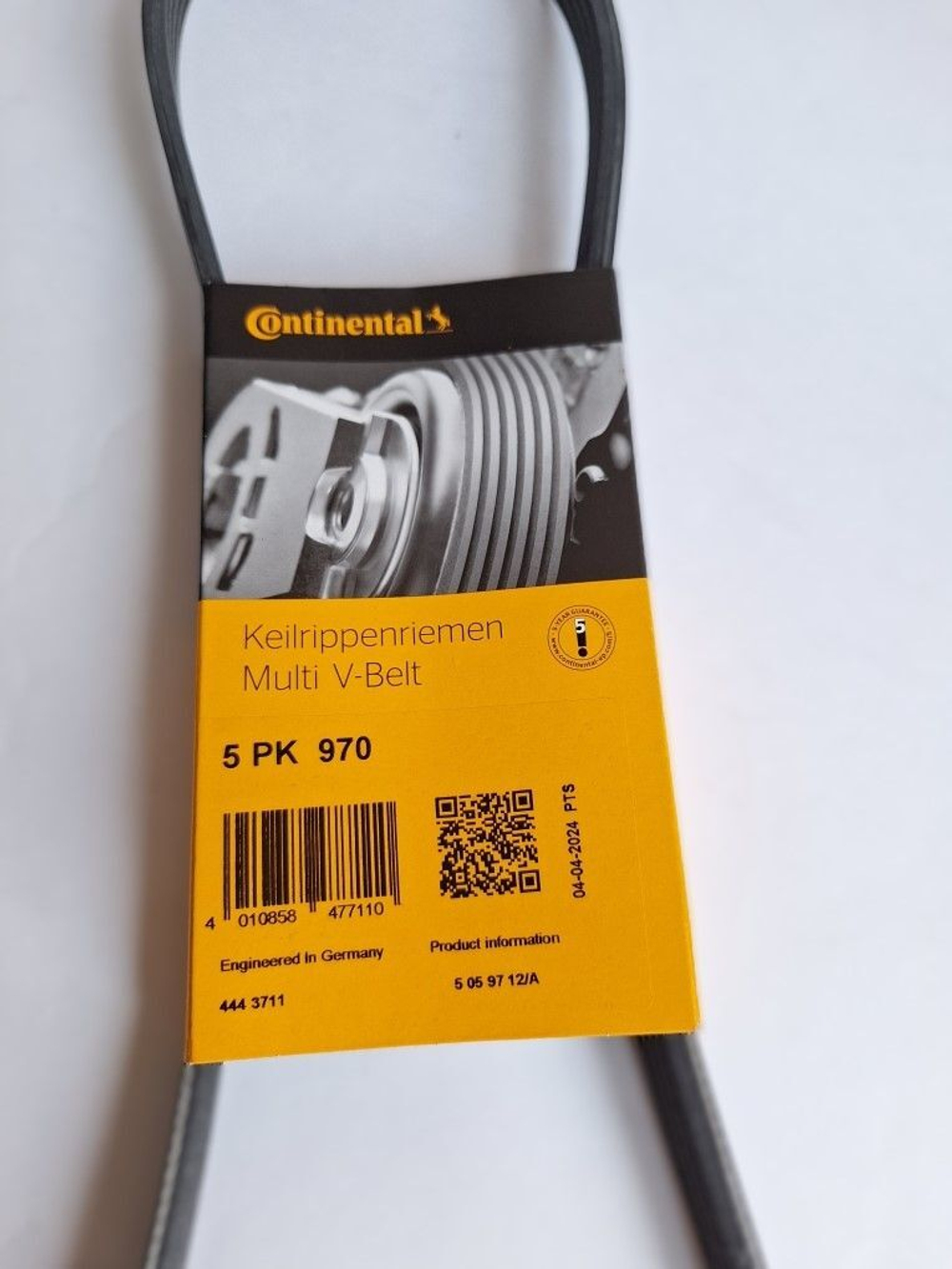 Ремень поликлиновой Continental 5PK970