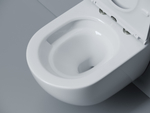 Унитаз подвесной Ceramicanova Альба (Alba) торнадо 3.0 сиденье микролифт белый CN11005T