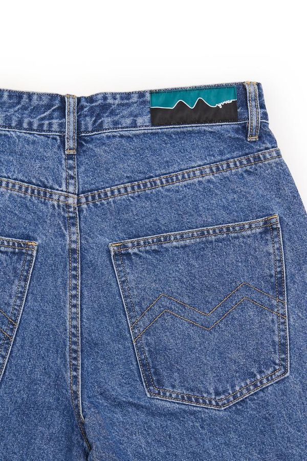 Шорты Bigger M blue washed синие - фото 5
