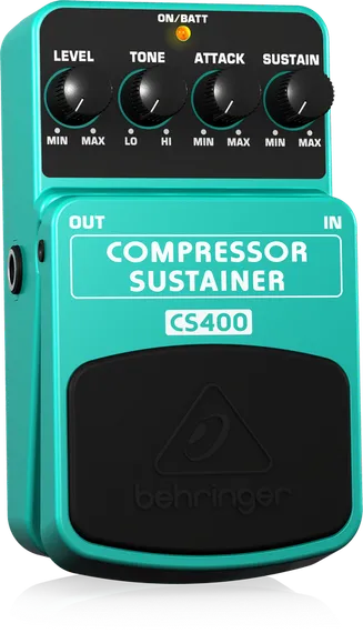 Behringer CS400 - педаль эффектов динамической обработки для гитар, бас-гитар и клавиш