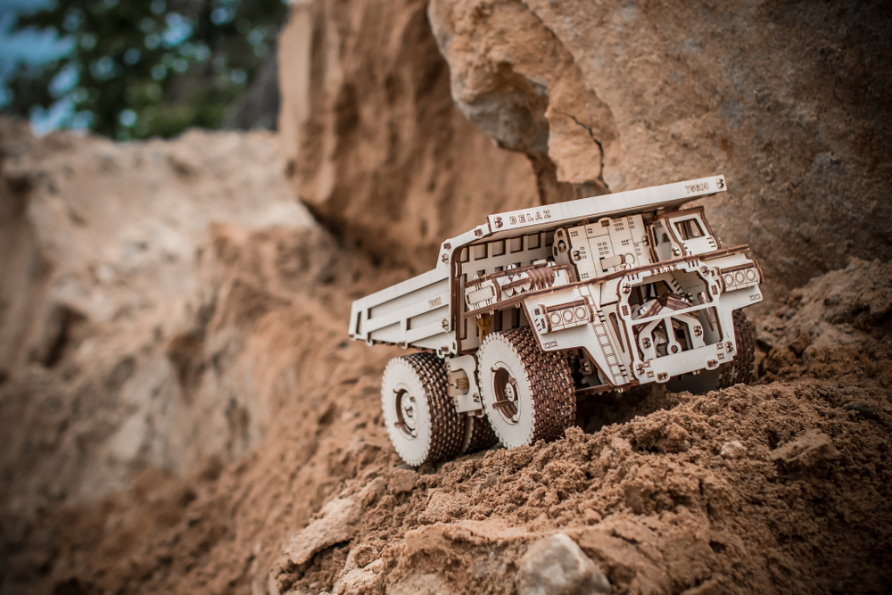 Конструктор деревянный 3D EWA BELAZ 75600