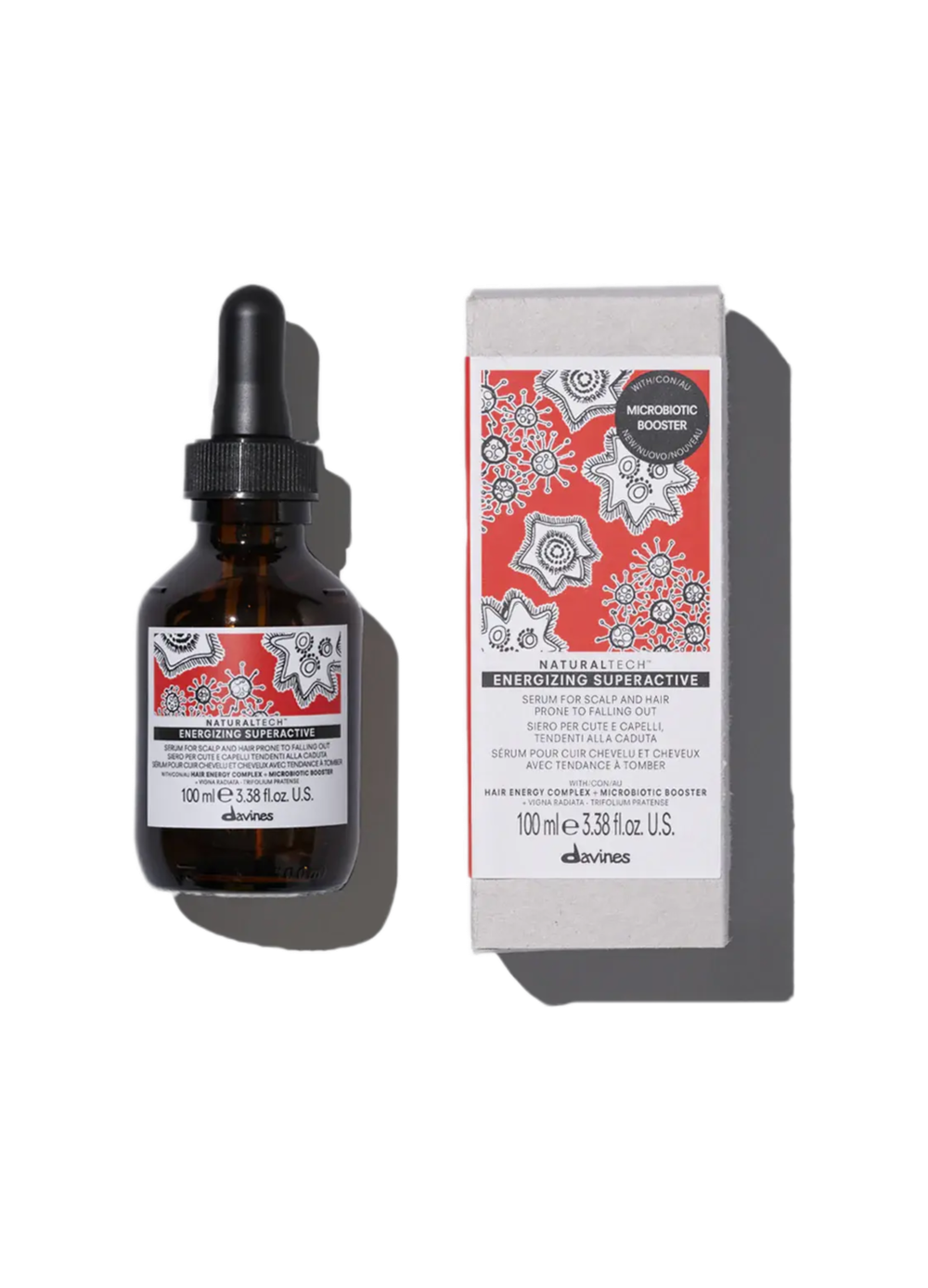 Davines Energizing Superactive 100 ml— энергетическая суперактивная сыворотка