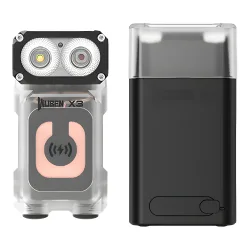 Фонарь Wuben X3 Pro, белый - комплект с зарядным кейсом