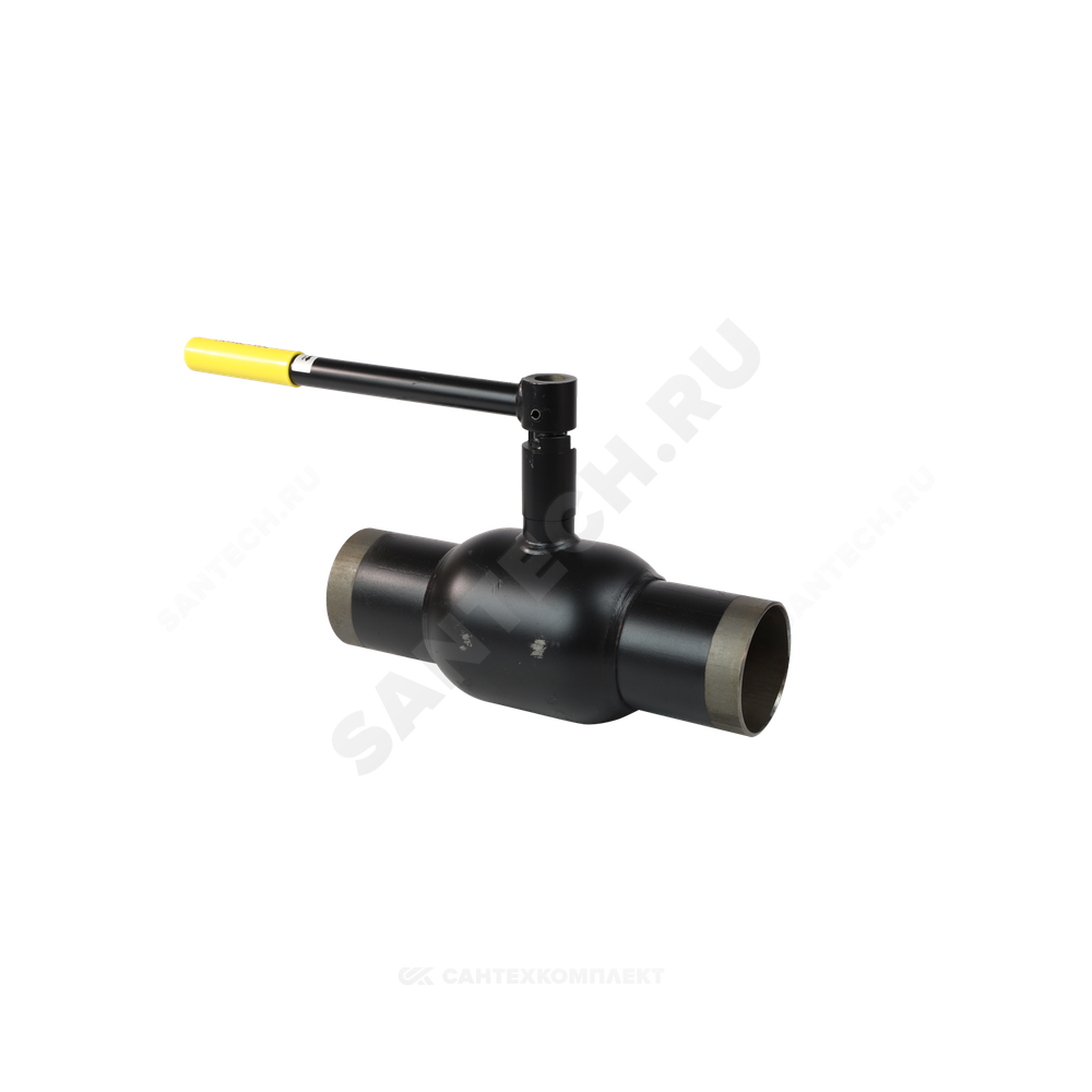 Кран шаровой сталь 09Г2С Ballomax КШТ 60.102 Ду 100 Ру25 п/привар L=390мм BROEN КШТ 60.102.100.А.25
