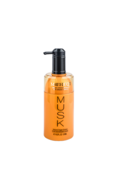 MOCHEQI Professional Musk Ginger Shampoo — шампунь с имбирем для поврежденных волос