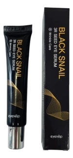 Сыворотка для кожи вокруг глаз с муцином улитки Eyenlip Black Snail 3R Seed Eye Serum, 25 мл