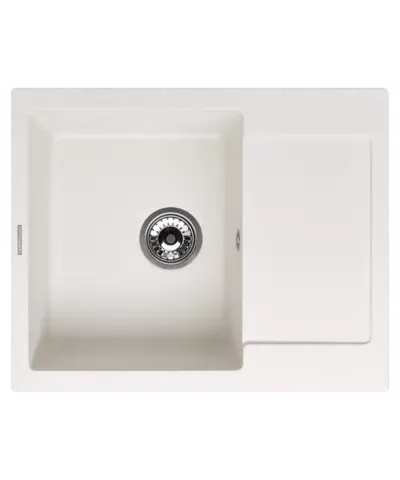 Кухонная мойка Kuppersberg MODENA 1B1D WHITE ALABASTER