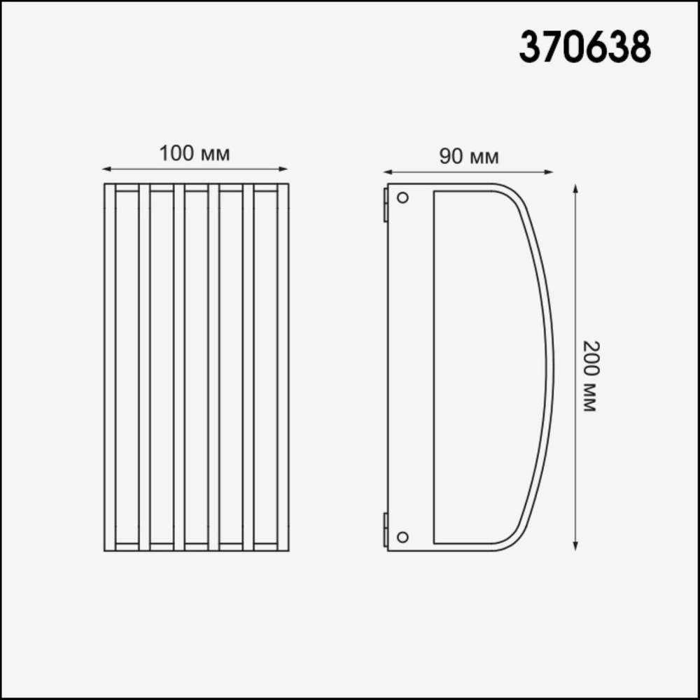 Уличный настенный светильник 370638 STREET NT19 183 темно-серый IP54 220-240V