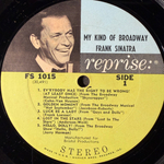 Frank Sinatra ‎– My Kind Of Broadway (США 1965г.)