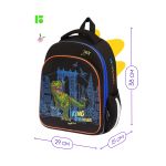 Ранец Berlingo Expert Plus T-Rex style 38*28*16см, 2 отд., с анатомической спинкой