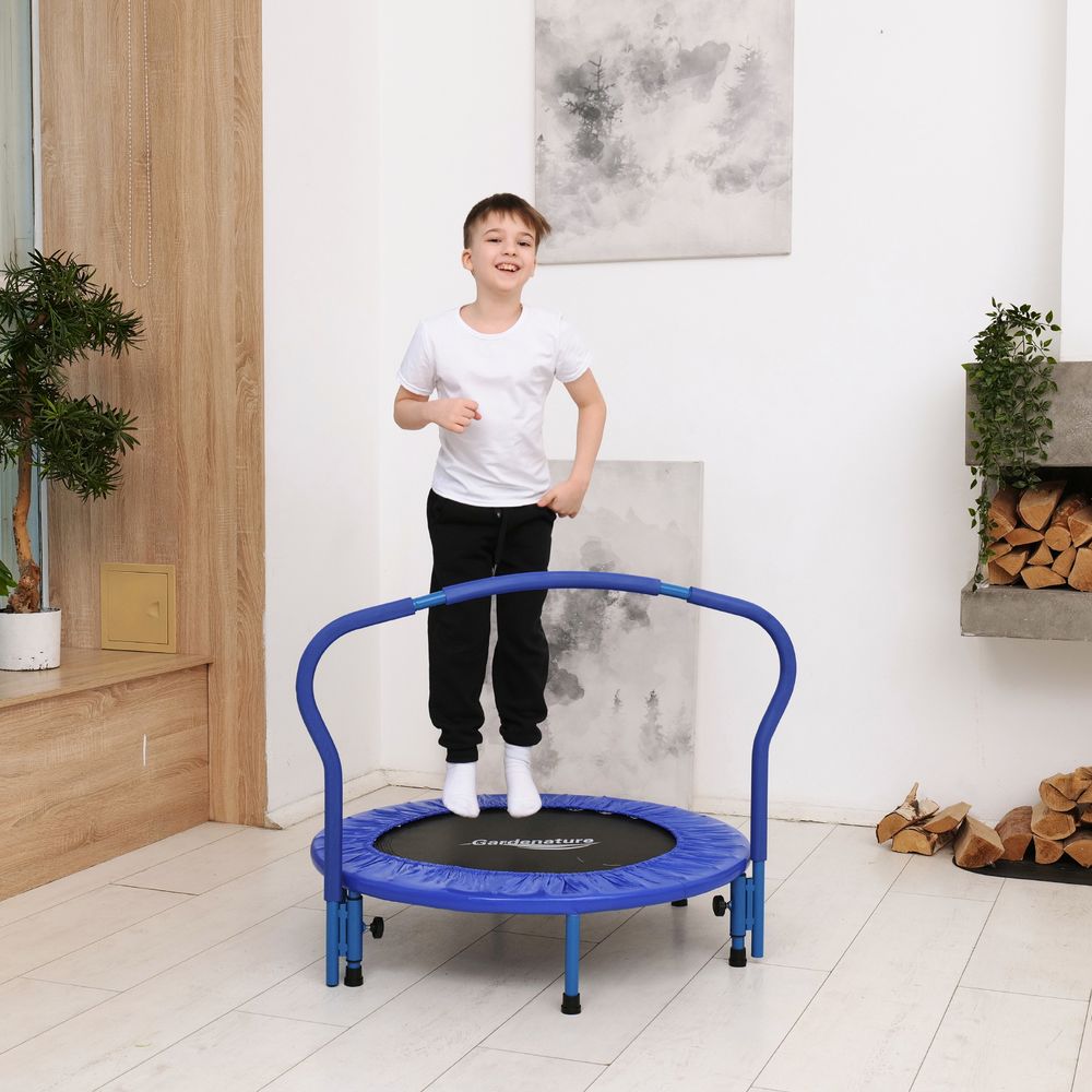Батут с поручнем DFC Gardenature 36&amp;#039;&amp;#039; синий