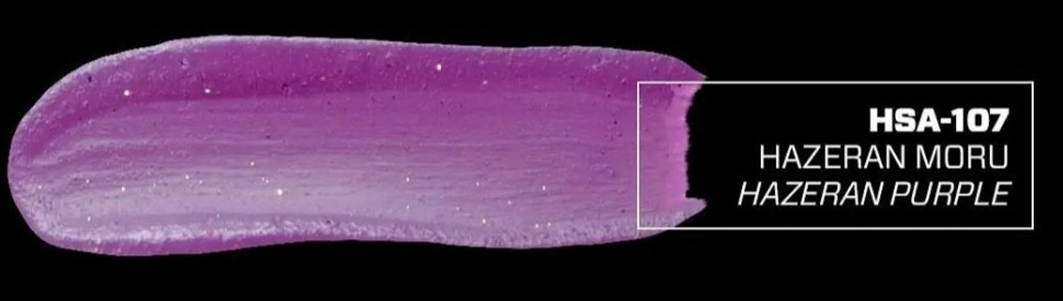 Гибрид Glitter 120мл , цвет 107 хазеранский фиолетовый (блески золото)