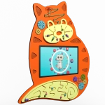 Интерактивная панель с бизибордом Service.Interactive "Котик", 24”