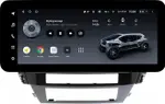 Магнитола для Mitsubishi Pajero Sport 3 2020-2024, Montero Sport (прямоугольный климат, рамка 10) - Teyes LUX ONE ROUND монитор 12.3" 2K QLED на Android 10, Быстрая, CarPlay, 4G SIM-слот
