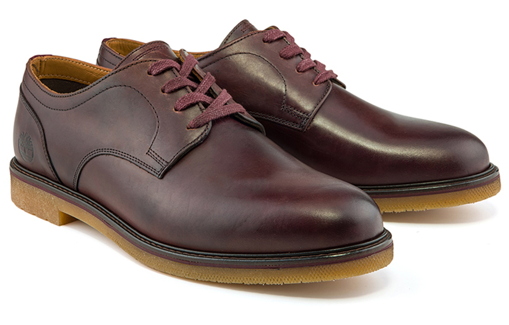 Timberland Business Casual Shoes Men"s Brown Red