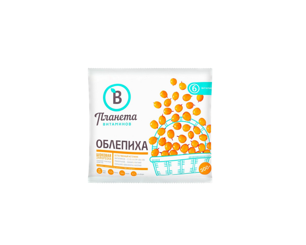 Планета Витаминов зам.Облепиха 250гр