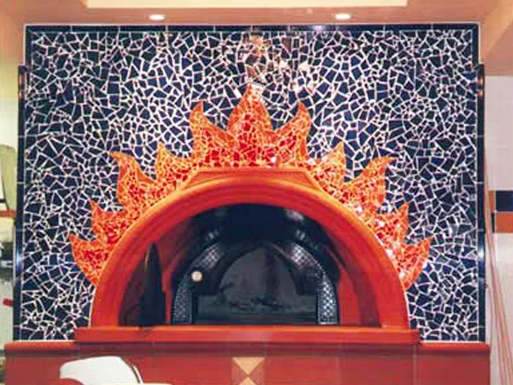 Печь для пиццы на дровах ALFA PIZZA SPECIAL PIZZERIA CORNICE 120 (ГАЗ)