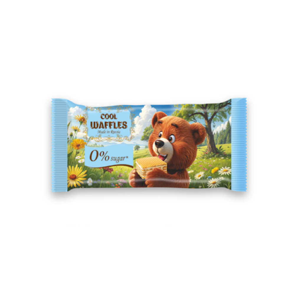 Вафли GOOL WAFFLES со вкусом молока вес (8131)