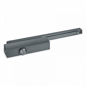 Доводчик дверной NOTEDO DC-025-095 SL+HO+DA+BC со скольз.тягой антрацит (100кг)