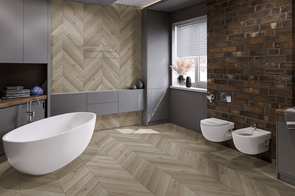 Кварц-винил SPC Damy Floor Chevron SPC 0,75мм 5,2 мм ВЕРСАЛЬ 1.676 м2