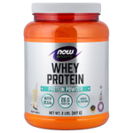 NOW Foods, Sports, сывороточный протеин в порошке, сливочная ваниль, 907 г (2 фунта)