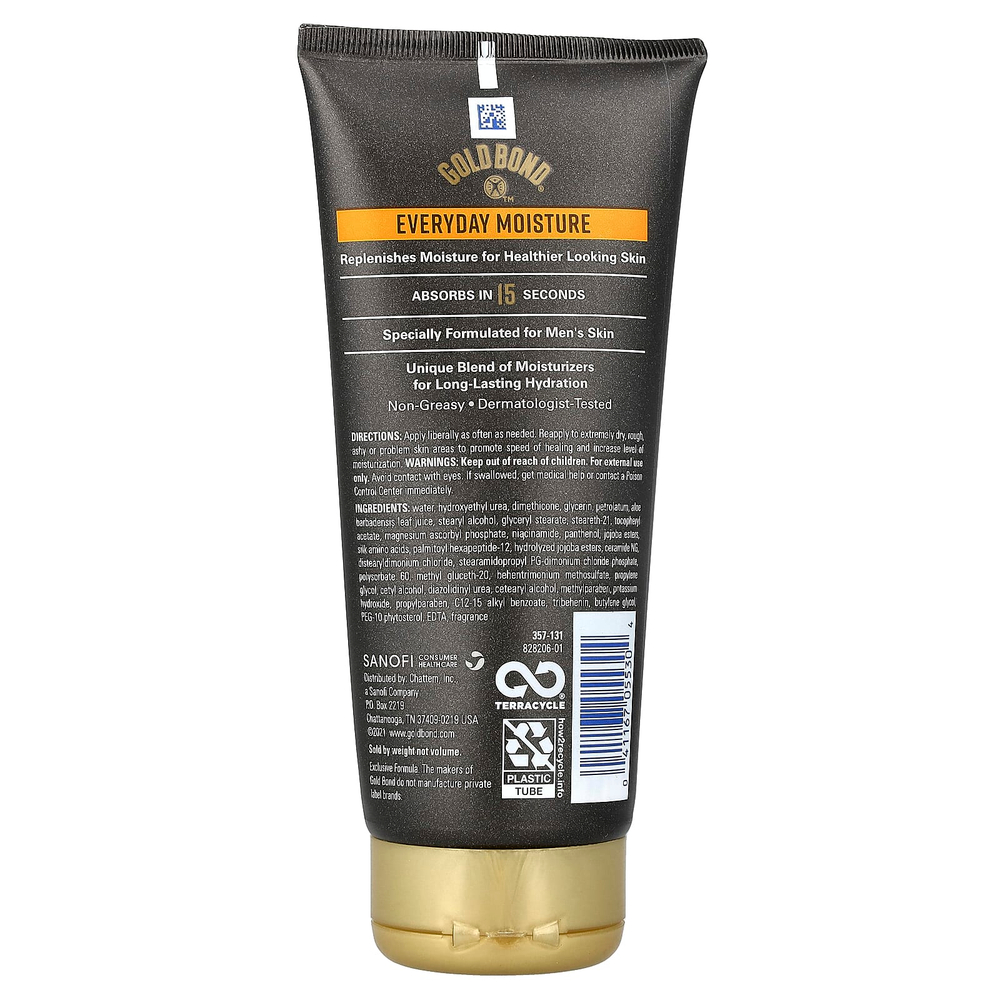 Gold Bond, Men's Essentials®, дневной крем для тела и рук, для нормальной и сухой кожи, 184 г (6,5 унции)