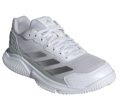 Женские кроссовки для padel Adidas Courtquick Padel W - cloud white/silver metallic/cloud white