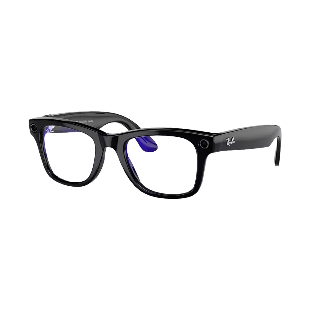 Умные очки Ray-Ban Wayfarer Shiny Black / Clear, 150 - 50