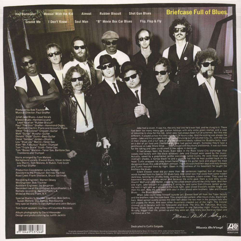 The Blues Brothers — Briefcase Full Of Blues (LP)