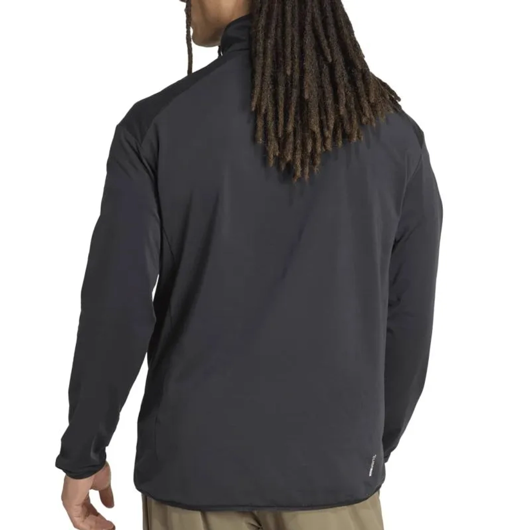 Мужская теннисная кофта Adidas Terrex Multi Climawarm Half Zip Tech - black