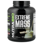 NutraBio, Extreme Mass, со вкусом ванили, 2722 г (6 фунтов)