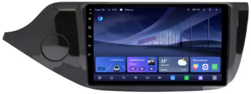 Магнитола для KIA Ceed 2 (JD) 2012-2018 (рамка глянцевая) - Kuberg QLed, Android 14, TS105, Быстрейшая, CarPlay, SIM-слот