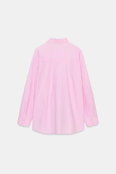 Рубашка из поплина свободного кроя - ZARA