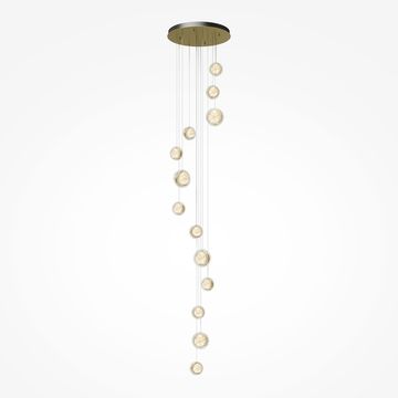 Подвесной светодиодный светильник 56W 3000K MOD361PL-L58BS3K латунь Pharao Modern Maytoni