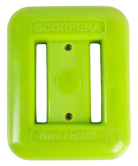 Груз полумягкий Scorpena 1 кг неоново-зеленый