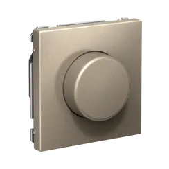 Светорегулятор поворотно-нажимной, LED, RC, 400 Вт Systeme Electric ArtGallery Шампань GAL000523