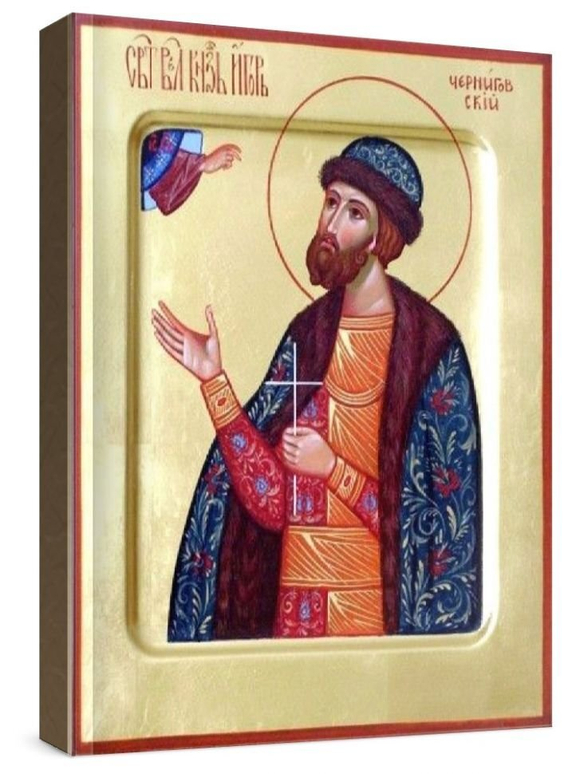 Игорь Черниговский (рукописная икона)