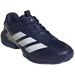 Теннисные кроссовки Adidas Adizero Ubersonic 5 M Clay - dark blue/cloud white/cyber metallic