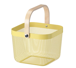 РИСАТОРП RISATORP Корзина 25x26x18 см, желтая