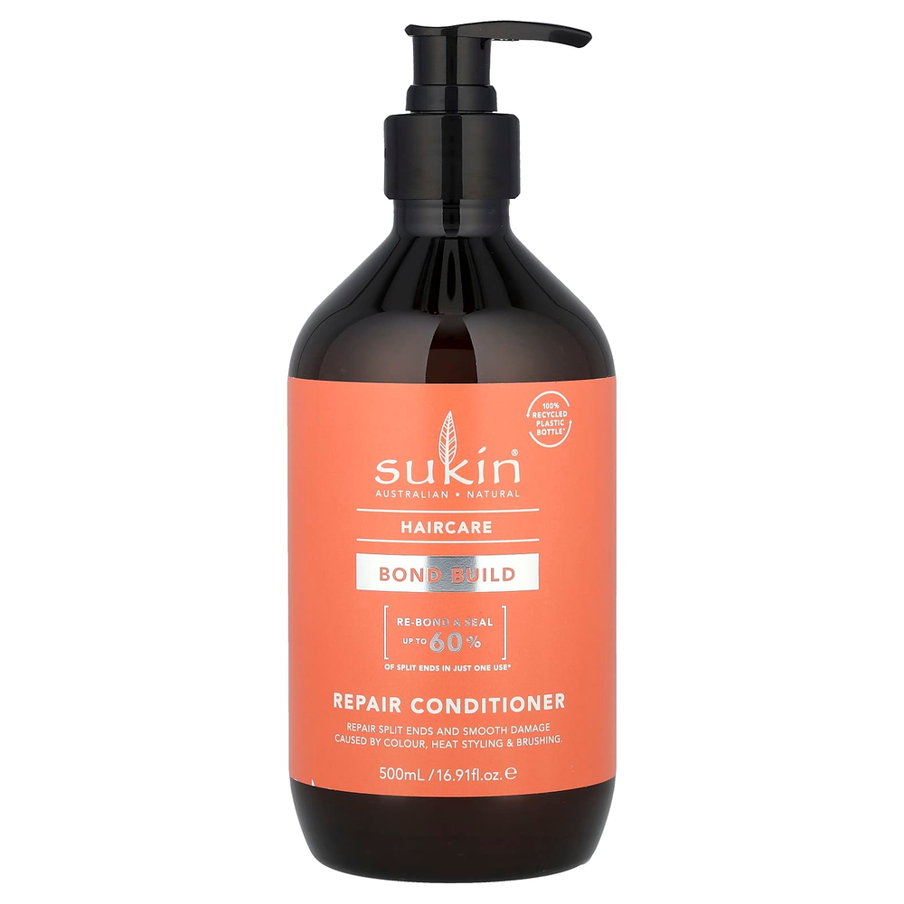 Sukin, Haircare, Bond Build, восстанавливающий кондиционер, 500 мл (16,91 жидк. Унции)