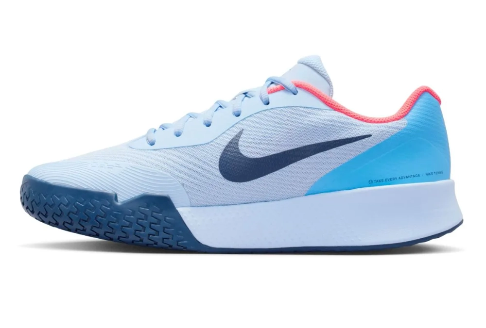 Теннисные кроссовки Nike Vapor Lite 3 - hydrogen blue/midnight navy/hot lava