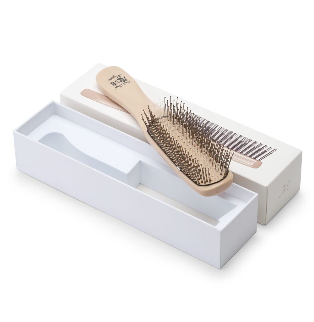 Расческа Majestic Scalp Brush светлый орех