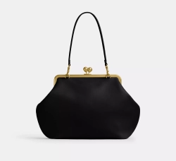 COACH Сумка Kisslock Frame, черный