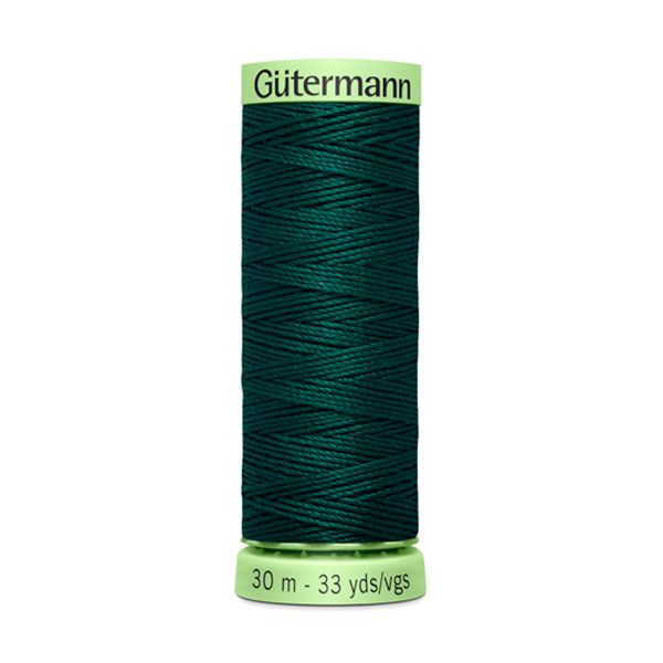 Нитки отделочные Gutermann Top Stitch 30 (30 метров), 5 кат. | 018 темный малахит